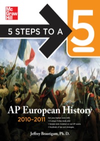 Cover image: 5 Steps to a 5 AP European History, 2010-2011 Edition 2nd edition 9780071624565