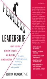 Cover image: Fearless Leadership: How to Overcome Behavioral Blindspots and Transform Your Organization 1st edition 9780071624640