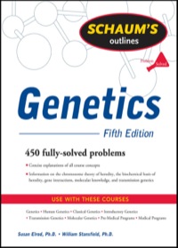 Cover image: Schaum's Outline of Genetics 5th edition 9780071625036