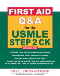 Cover image: First Aid Q&A for the USMLE Step 2 CK 2nd edition 9780071625715