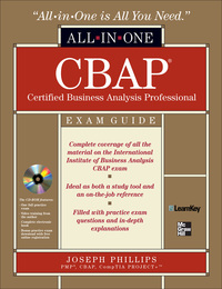 Cover image: CBAP Certified Business Analysis Professional All-in-One Exam Guide 1st edition 9780071626699