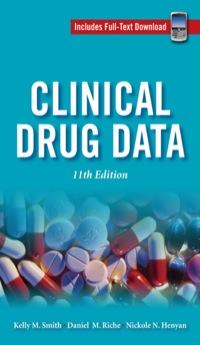 Cover image: Clinical Drug Data 11th edition 9780071626880