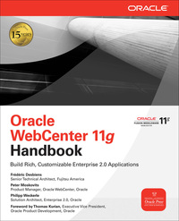 Imagen de portada: Oracle WebCenter 11g Handbook 1st edition 9780071629324