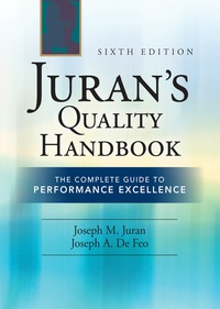 Cover image: Juran's Quality Handbook: The Complete Guide to Performance Excellence 6/e 6th edition 9780071629737
