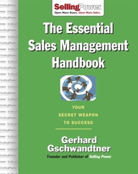 Omslagafbeelding: The Essential Sales Management Handbook 1st edition 9780071476027