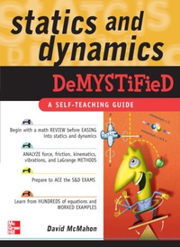 Imagen de portada: Statics and Dynamics Demystified 1st edition 9780071478830