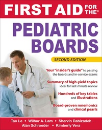 Cover image: First Aid for the Pediatric Boards, Second Edition 2nd edition 9780071626934