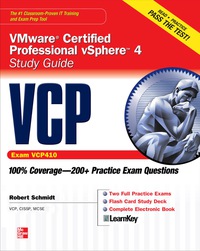 Omslagafbeelding: VCP VMware Certified Professional vSphere 4 Study Guide (Exam VCP410) 1st edition 9780071633680