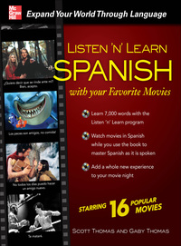 Imagen de portada: Listen 'n' Learn Spanish with Your Favorite Movies 1st edition 9780071475655