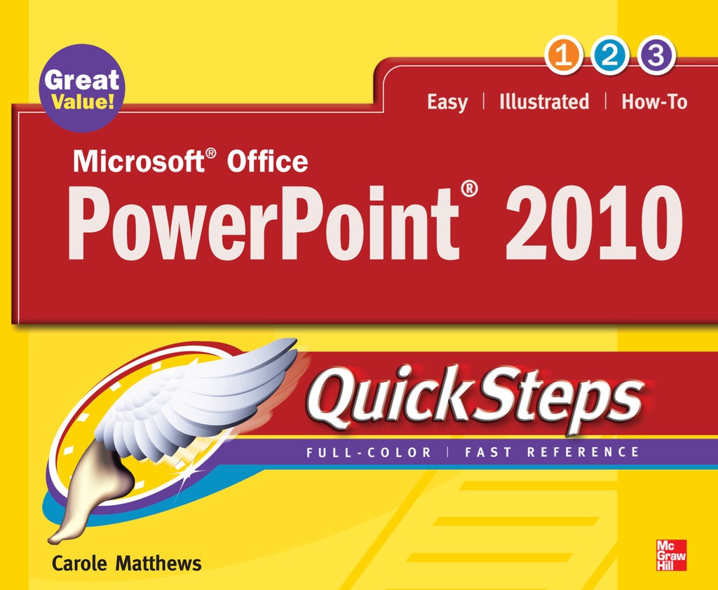 Microsoft Office PowerPoint 2010 QuickSteps 1st Edition