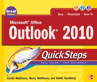 Cover image: Microsoft Office Outlook 2010 QuickSteps 2nd edition 9780071634960