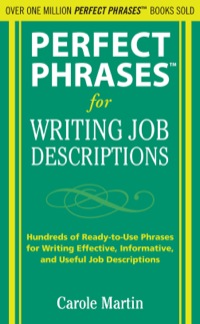 Cover image: Perfect Phrases for Writing Job Descriptions 1st edition 9780071635608