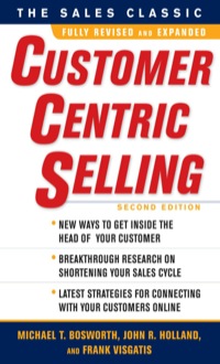 Cover image: CustomerCentric Selling 2nd edition 9780071637084