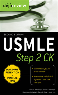Imagen de portada: Deja Review USMLE Step 2 CK , Second Edition 2nd edition 9780071627160