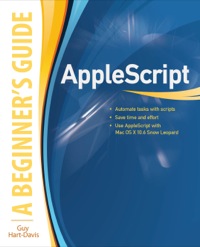 Cover image: AppleScript: A Beginner's Guide 1st edition 9780071639545