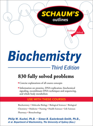 Cover image: Schaum's Outline of Biochemistry, Third Edition 3rd edition 9780071472272