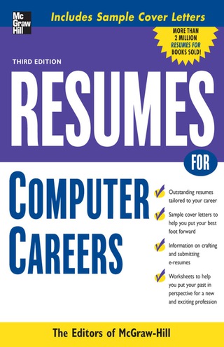Titelbild: Resumes for Computer Careers 3rd edition 9780071493208