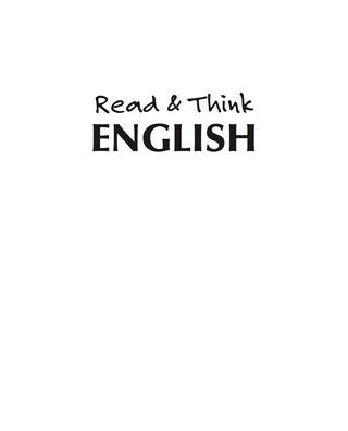 Titelbild: Read & Think English 1st edition 9780071499163