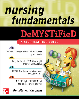 Cover image: Nursing Fundamentals DeMYSTiFieD: A Self-Teaching Guide 1st edition 9780071495707