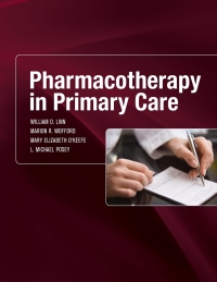 Cover image: Pharmacotherapy in Primary Care 1st edition 9780071456128