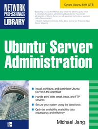 Cover image: Ubuntu Server Administration 1st edition 9780071598927