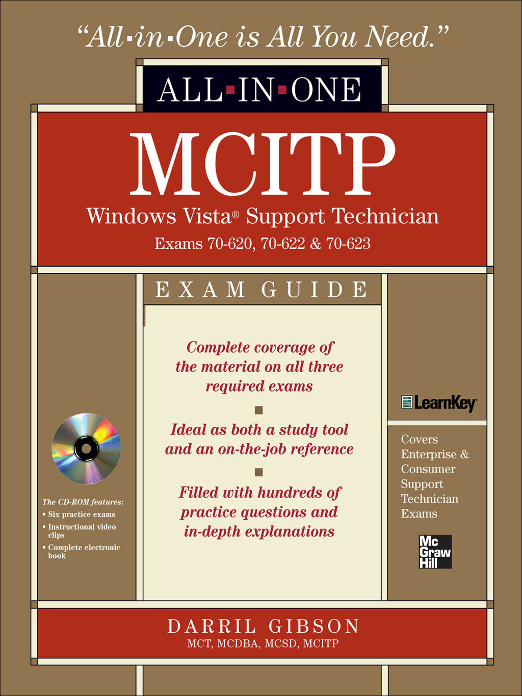 MCITP Windows Vista Support Technician All-in-One Exam Guide (Exam 70-620, 70-622, & 70-623) 1st Edition