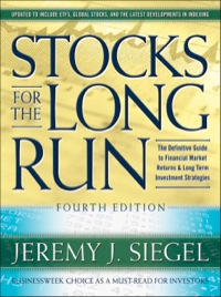 Imagen de portada: Stocks for the Long Run 4th edition 9780071494700
