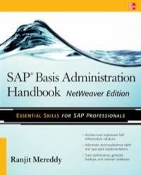 Cover image: SAP Basis Administration Handbook, NetWeaver Edition 1st edition 9780071663489