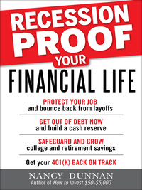 Imagen de portada: Recession-Proof Your Financial Life 1st edition 9780071634601