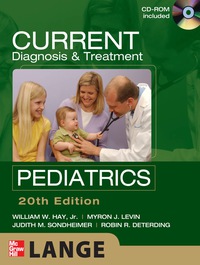 Cover image: CURRENT Diagnosis and Treatment Pediatrics 20th edition 9780071664448
