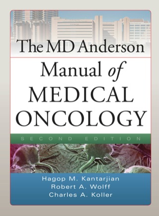 Cover image: The MD Anderson Manual of Medical Oncology 2nd edition 9780071701068