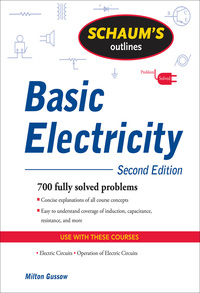 صورة الغلاف: Schaum's Outline of Basic Electricity 2nd edition 9780071635288