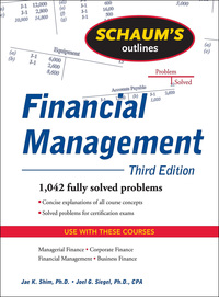 Imagen de portada: Schaum's Outline of Financial Management 3rd edition 9780071635318