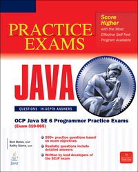 صورة الغلاف: OCP Java SE 6 Programmer Practice Exams (Exam 310-065) 1st edition 9780072260885