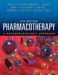 Cover image: Pharmacotherapy 8th edition 9780071703543