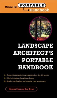 表紙画像: Landscape Architect's Portable Handbook 1st edition 9780071344227