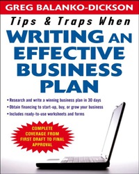 表紙画像: Tips and Traps For Writing an Effective Business Plan 1st edition 9780071467513