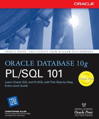 Cover image: Oracle Database 10g PL/SQL 101 1st edition 9780072255409