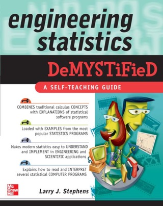 Cover image: Engineering Statistics Demystified 1st edition 9780071462723
