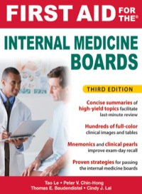 Cover image: First Aid for the Internal Medicine Boards 3rd edition 9780071713016