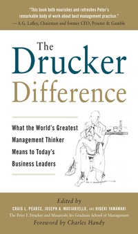 Imagen de portada: The Drucker Difference: What the World's Greatest Management Thinker Means to Today's Business Leaders 1st edition 9780071638005