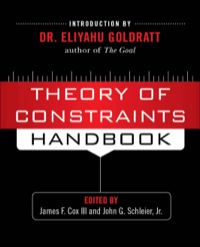Cover image: From DBR to Simplified-DBR for Make-to-Order (Chapter 9 of Theory of Constraints Handbook) 9780071714341