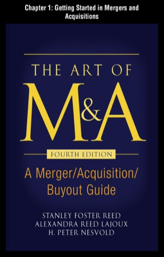 Cover image: The Art of M&A 4th edition 9780071714945
