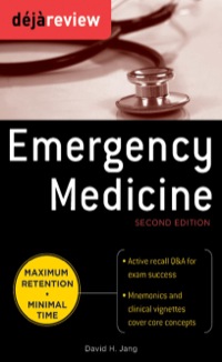 Cover image: Deja Review Emergency Medicine 2nd edition 9780071715188