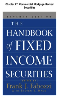 Cover image: The Handbook of Fixed Income Securities, Chapter 27 - Commercial Mortgage-Backed Securities 9780071715270