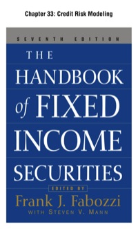 Cover image: The Handbook of Fixed Income Securities, Chapter 33 - Credit Risk Modeling 9780071715300