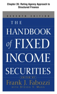 Cover image: The Handbook of Fixed Income Securities, Chapter 35 - Rating Agency Approach to Structured Finance 9780071715324