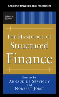 Cover image: The Handbook of Structured Finance, Chapter 2 - Univariate Risk Assessment 9780071715690