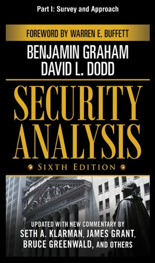 Cover image: Security Analysis 6th edition 9780071716024