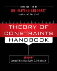 Cover image: TOC for Education (Chapter 26 of Theory of Constraints Handbook) 9780071717755